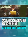 🔥《大江湖之苍龙与白鸟》公测时间曝光！💥