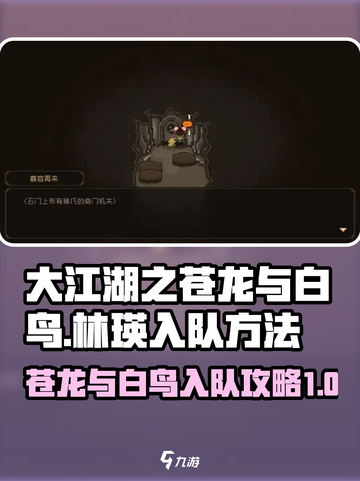 大江湖之苍龙与白鸟林瑛怎么入队介绍截图1