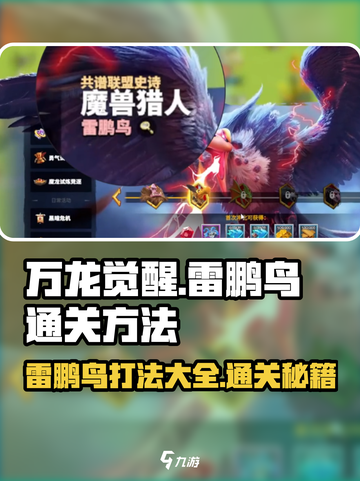 万龙觉醒🔥雷鹏鸟打法通关秘籍🎉截图1