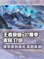 王者荣耀s37赛季皮肤介绍介绍