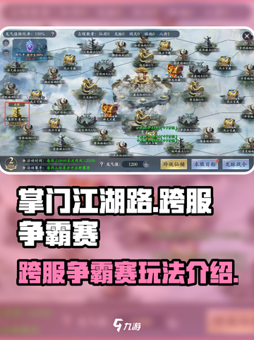 掌门江湖路🔥跨服争霸赛玩法揭秘！🎉截图1
