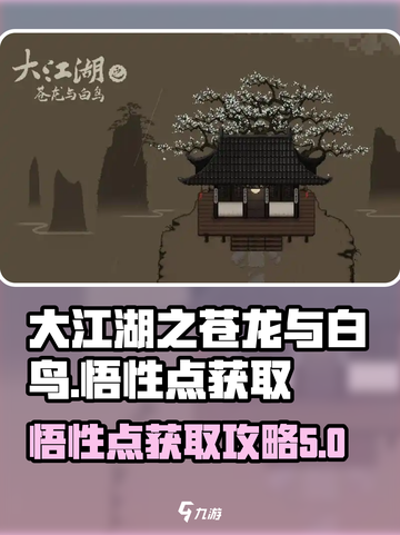 大江湖之苍龙与白鸟悟性点怎么获取介绍截图1