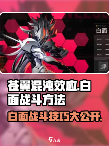 苍翼混沌效应白面怎么打介绍截图1