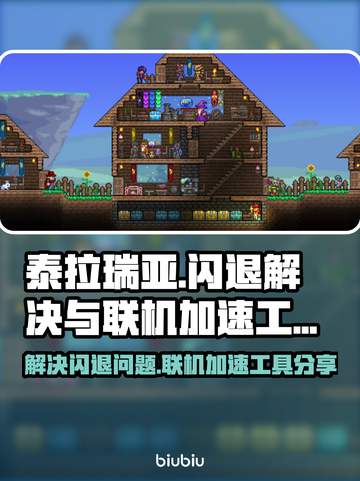 泰拉瑞亚闪退？❌联机加速神器来了！🚀截图1