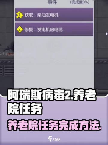 阿瑞斯病毒2养老院任务怎么做介绍截图1