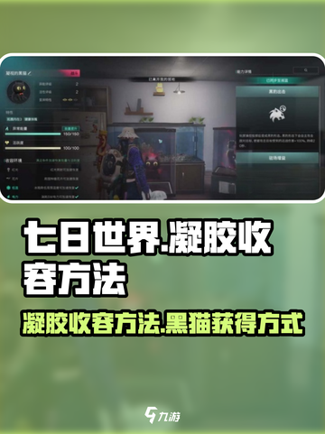 七日世界🔥凝胶收容黑猫获取全攻略喵🐱截图1
