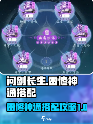 问剑长生雷修神通如何搭配介绍截图1