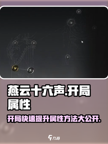 燕云十六声🔥开局快速提升属性秘籍🎉截图1