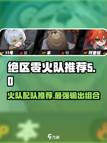 绝区零🔥火队配队推荐，这样组队直接拉满！截图1