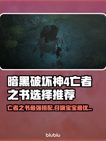 暗黑4亡者之书召唤宝宝最强⚡搭配推荐🔥截图1