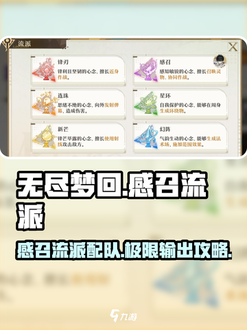 无尽梦回感召流派玩法介绍介绍截图1