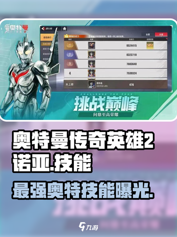 奥特曼传奇英雄2诺亚技能介绍内容介绍截图1