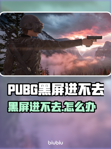  PUBG黑屏进不去？一招解决🔥🎮截图1