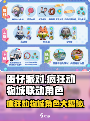 蛋仔派对×疯狂动物城联动来了！💥超萌角色大揭秘🐰截图1