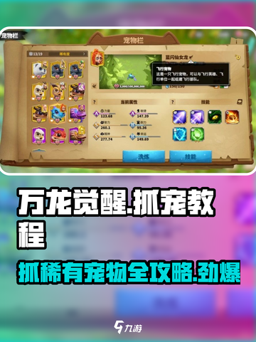 万龙觉醒🔥抓稀有宠物超详细教程来啦！截图1