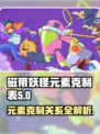 磁带妖怪🔥元素克制表大公开！玩游戏名制胜关键在这里！