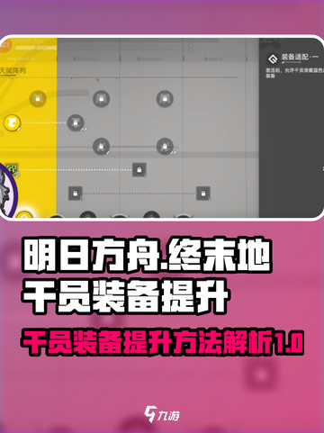 明日方舟🔥终末地干员装备提升秘籍🎉截图1