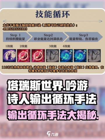塔瑞斯世界✨吟游诗人输出循环手法大揭秘！快来学习截图1