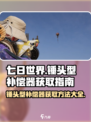 七日世界🔥锤头型补偿器获取秘籍⚡新手必看！