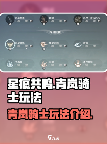 星痕共鸣🔥青岚骑士玩法大揭秘！💥截图1