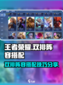 决胜巅峰双排阵容怎么搭配介绍