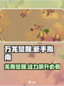 万龙觉醒🔥新手必看！快速上手攻略🎉
