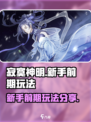 寂寞神明的心愿手记攻略介绍