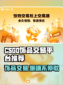 CSGO饰品交易平台推荐，轻松赚取游戏💰