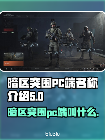 暗区突围(PC端)🔥游戏名称大揭秘！截图1