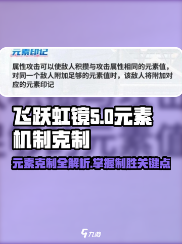 飞跃虹镜元素克制🔥掌握机制轻松上分！🎮截图1