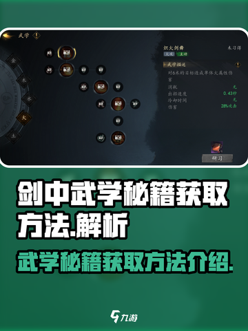 剑中武学秘籍怎么获得介绍截图1