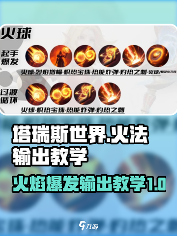 塔瑞斯世界🔥火法输出 teaching！🔥掌握火法师巅峰战力截图1