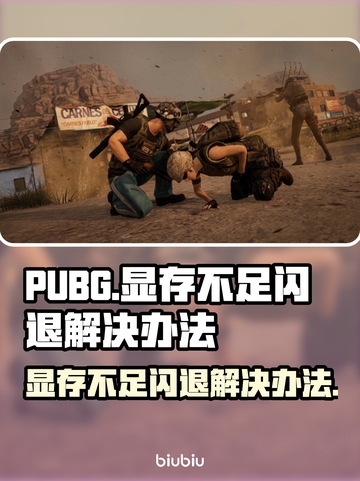 PUBG显存不足闪退？这几招搞定内存问题💥🔥截图1