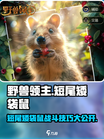 野兽领主新世界短尾矮袋鼠🔥萌宠养成必看！截图1