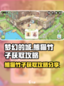 梦幻的城熊猫竹子怎么获取介绍