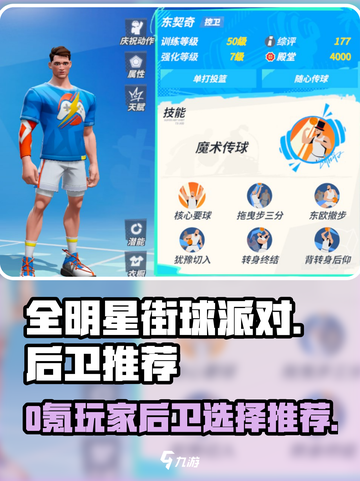全明星街球派对0氪后卫用哪个介绍截图1