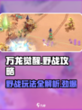 万龙觉醒🔥野战打法全攻略，轻松上手制霸战场！