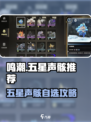 🎮鸣潮五星声骸自选推荐！选对不踩雷💥