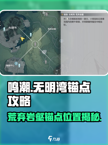 鸣潮✨无明湾荒弃岩壑锚点位置及开启攻略来啦！截图1