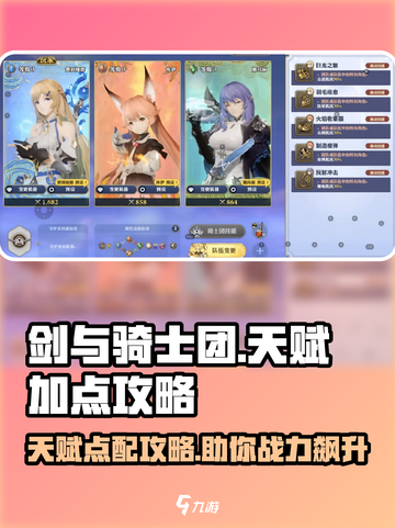 剑与骑士团🔥天赋点法大揭秘！新手必看👇截图1