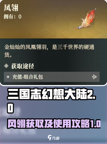 三国志幻想大陆2枭之歌风翎是什么介绍截图1