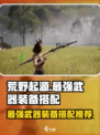 荒野起源🔥最强武器装备搭配推荐！📌