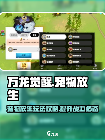 万龙觉醒如何放生宠物介绍截图1