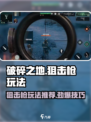 破碎之地狙击枪🔥极限玩法大揭秘！狙击手必看✨