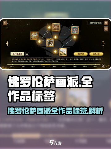 名画展佛罗伦萨画派标签怎么打介绍截图1