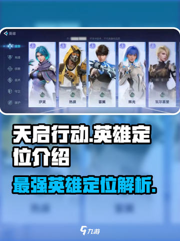 天启行动全部英雄有哪些介绍截图1