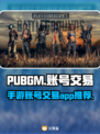 PUBGM账号交易🔥好用平台推荐🎮