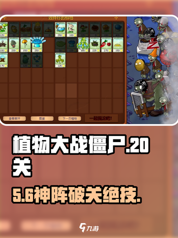 🔥植物大战僵尸20关神级阵容💥截图1