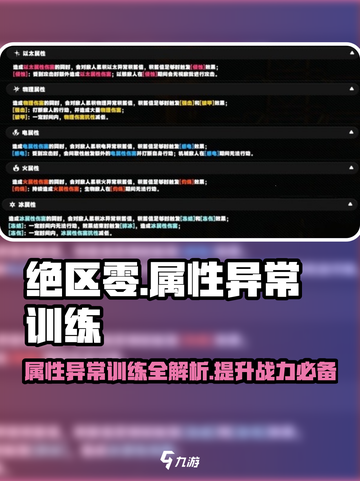 绝区零属性异常训练🔥超详细攻略📍截图1
