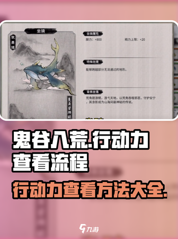 鬼谷八荒行动力在哪看介绍截图1